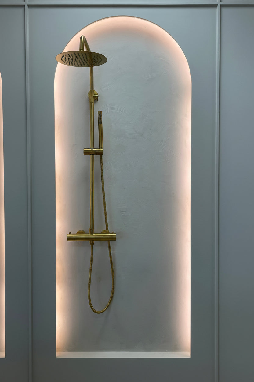 Fusion takdusj børstet gull