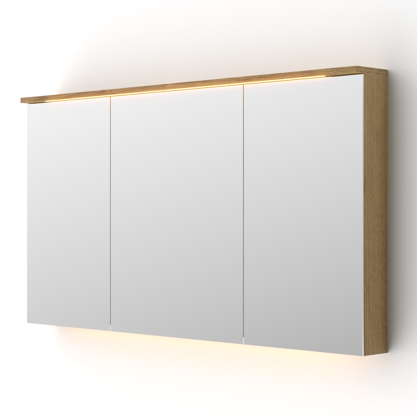 Verona speilskap, Eik 150 cm