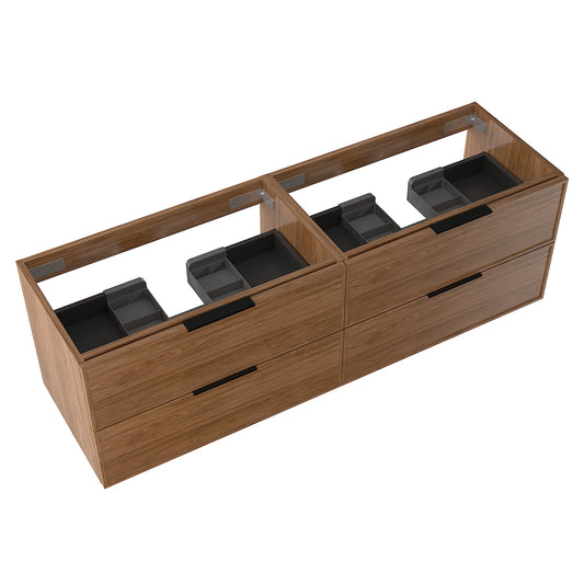 Essence 160 valnøtt UTEN/servant med dobbel utsparing