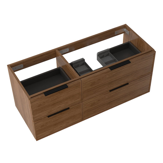 Essence 120 valnøtt UTEN/servant med høyre utsparing