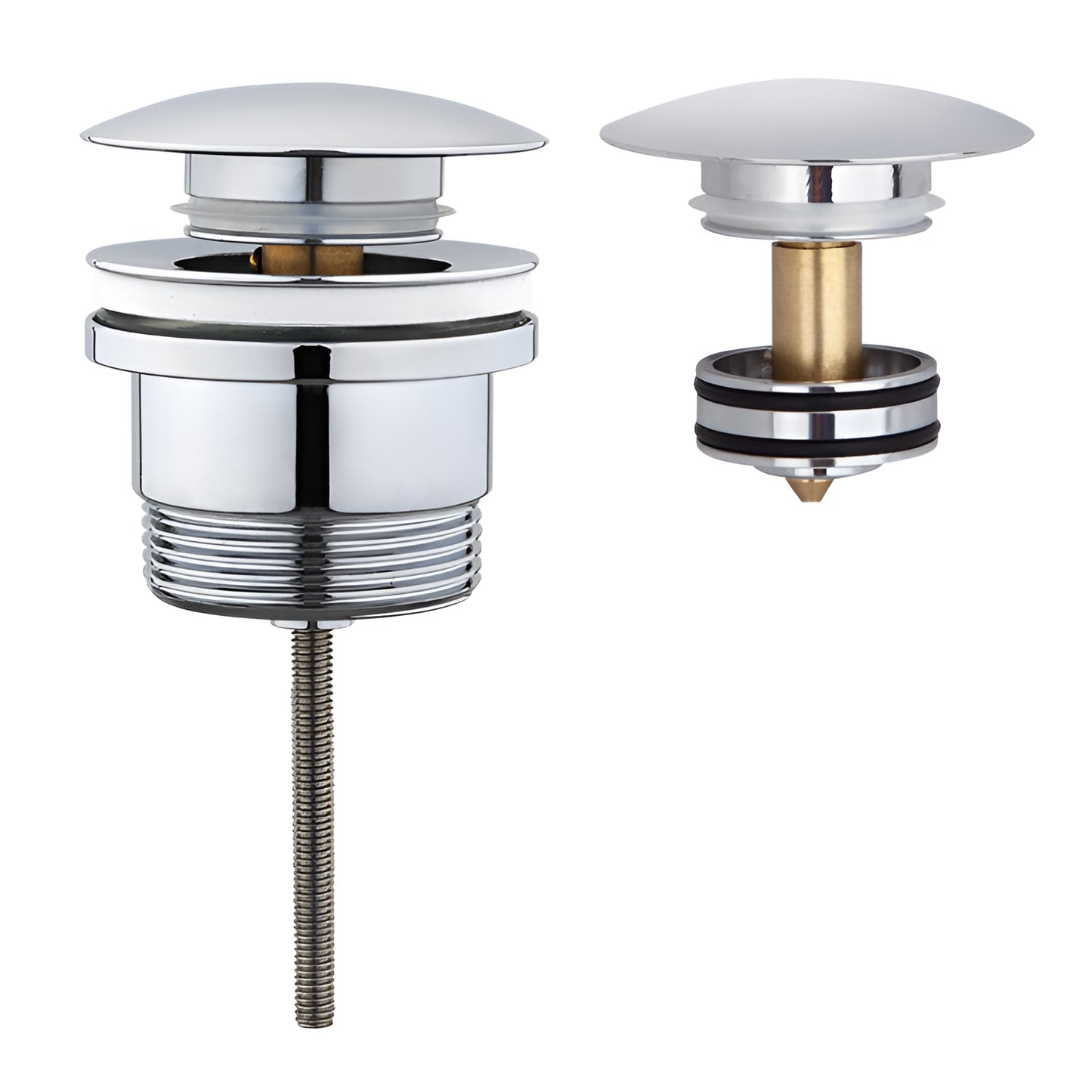 Fusion pop-up m/easyclean polert krom