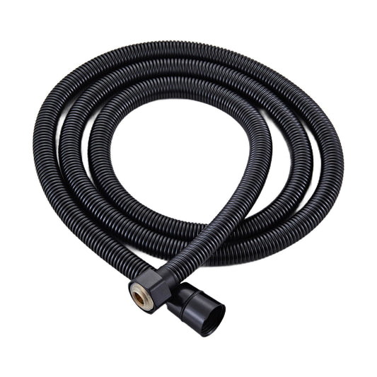 Fusion dusjslange sort matt