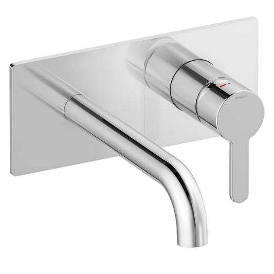 Innbyggingskran for servant komplett, krom