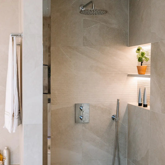 Innbyggingskran for dusj, krom