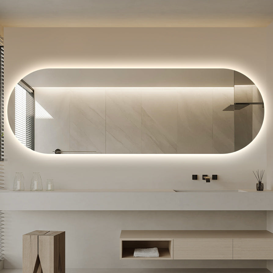 Nordic shape ledspeil 160 cm