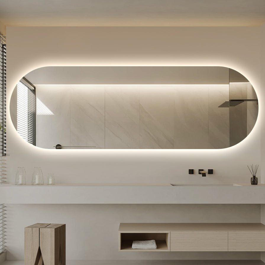 Nordic shape ledspeil 180 cm