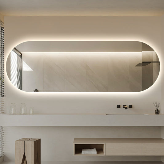 Nordic shape ledspeil 180 cm