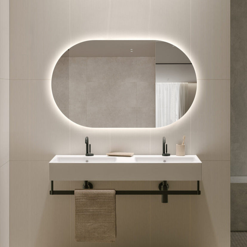 Nordic shape ledspeil 100 cm