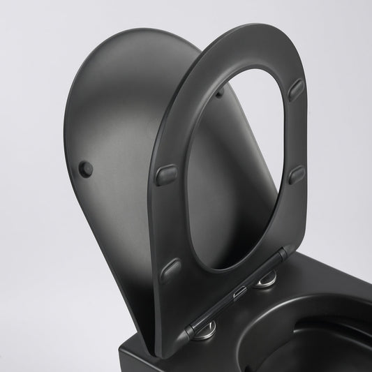 Napoli/Nordkapp/Kivu toalettsete sort matt