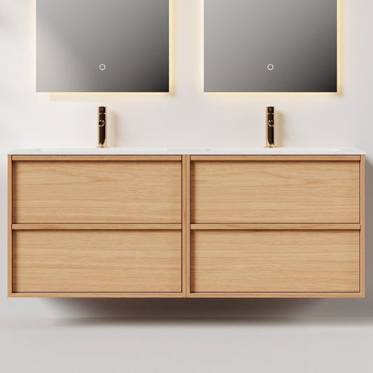 Nordic frame 150 eik m/dobbel servant UTEN/speil V2