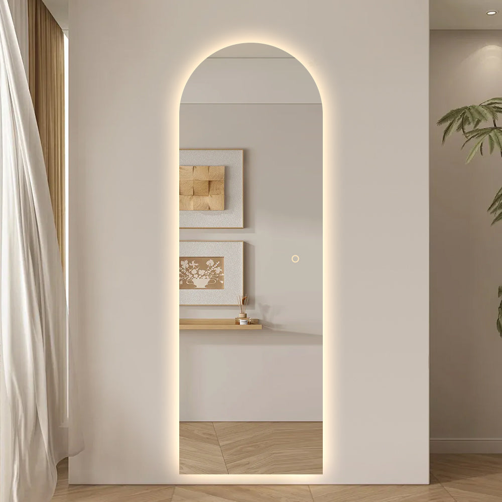 Bologna dimbart lysspeil m/antidugg 60x180 cm