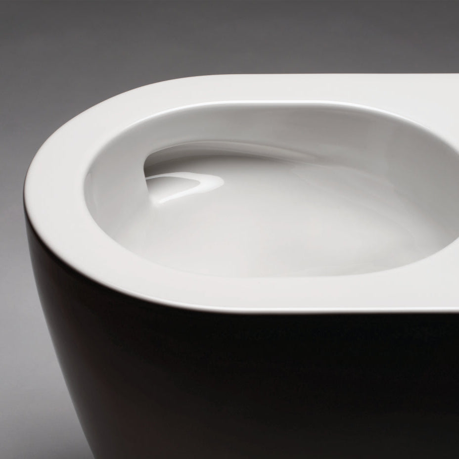 Centria pure vortex veggtoalett, sort matt