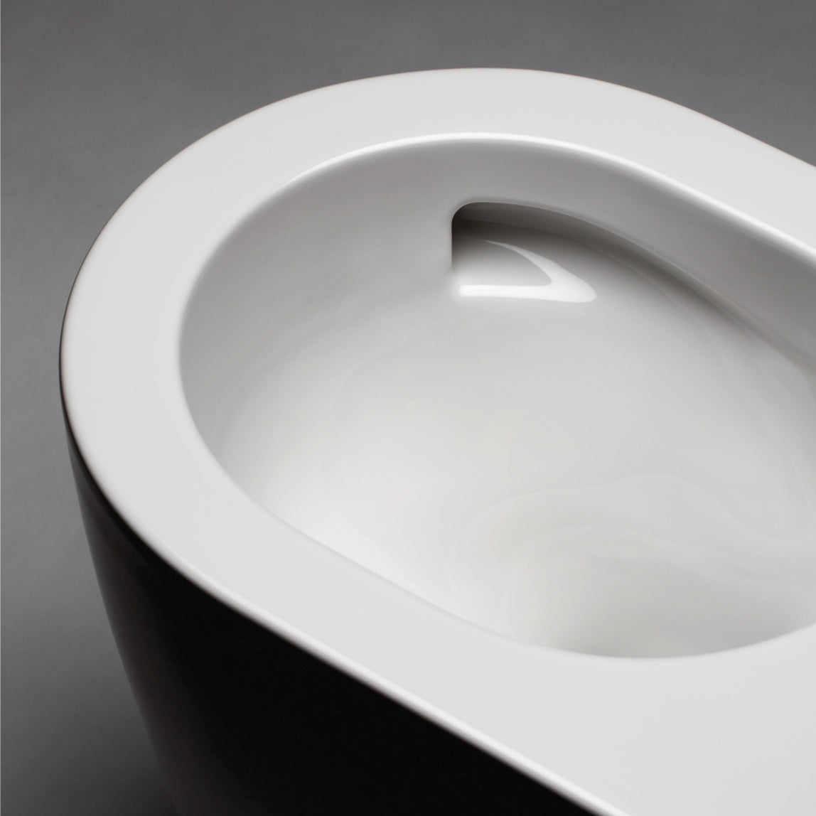 Centria pure vortex veggtoalett, sort matt