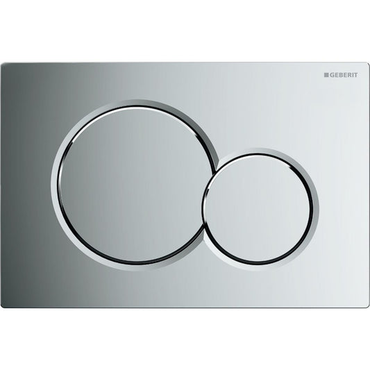 Geberit Sigma01 betjeningsplate 3/6 L blank