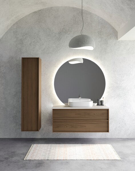 HOME høyskap, mørk eik