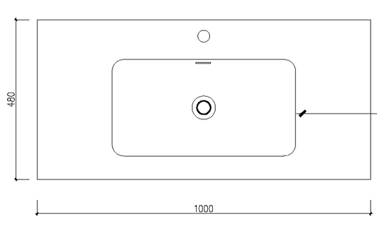 Nordic frame 100 hvit matt servant