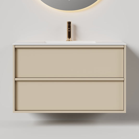 Nordic frame 100 lys grå m/servant UTEN/speil