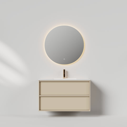 Nordic frame 100 lys grå m/servant & speil