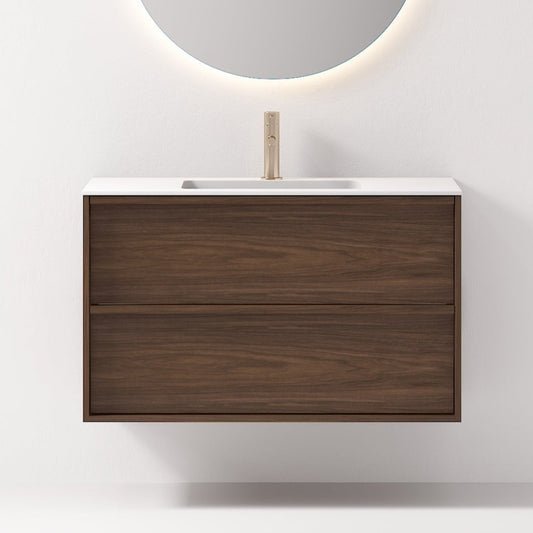 Nordic frame 100 valnøtt m/servant UTEN/speil