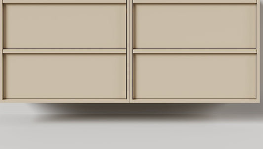 Nordic frame 150 lys grå UTEN/servant (For dobbel)