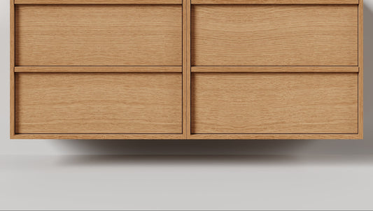 Nordic frame 150 naturlig eik UTEN/servant (For dobbel)