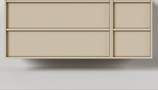 Nordic frame 150 lys grå UTEN/servant (Utsparing venstre)