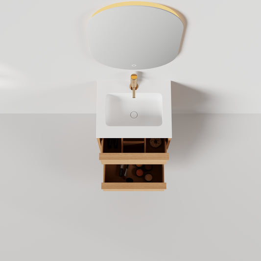 Nordic frame 50 naturlig eik m/servant UTEN/speil