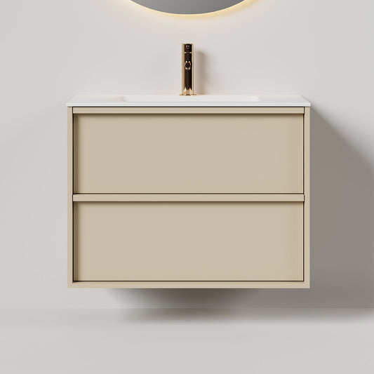 Nordic frame 80 lys grå m/servant UTEN/speil