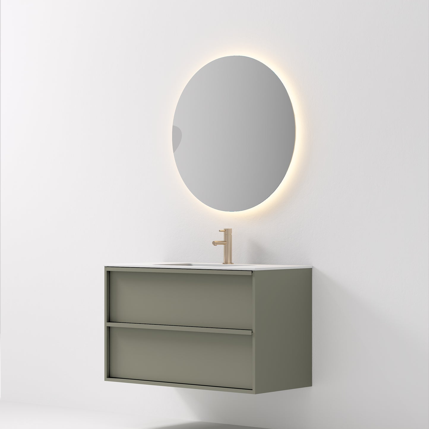 Nordic frame 100 skogsgrønn m/servant & speil