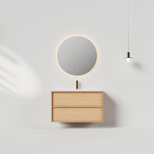 Nordic frame 100 eik m/servant & speil V2