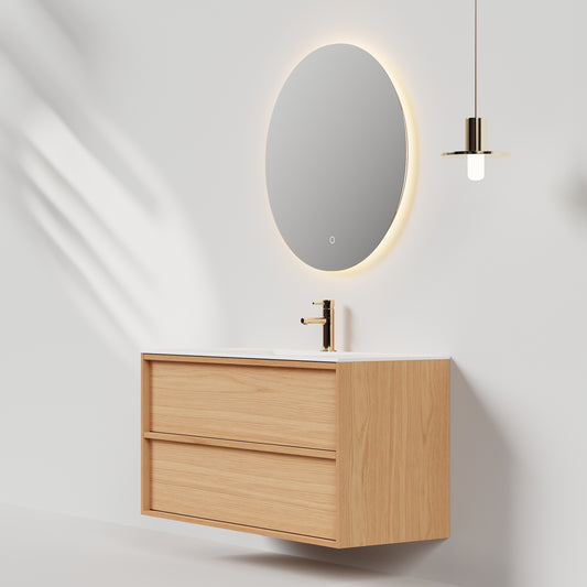 Nordic frame 120 eik m/servant & speil V2