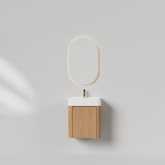 Nordic Shape Small 50 Eik med servant og speil