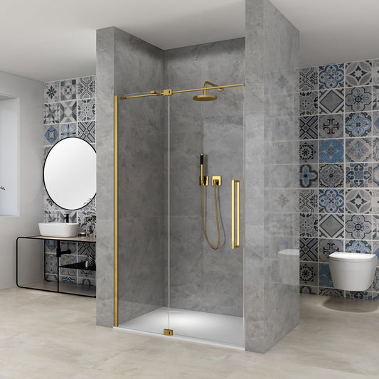 Ava nisjedør med fastfelt, Børstet gull