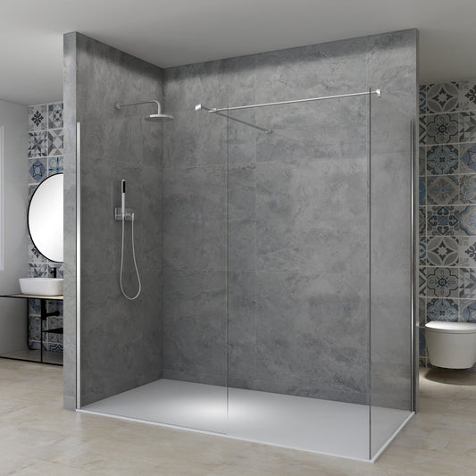 Ava walk in dusjhjørne , krom