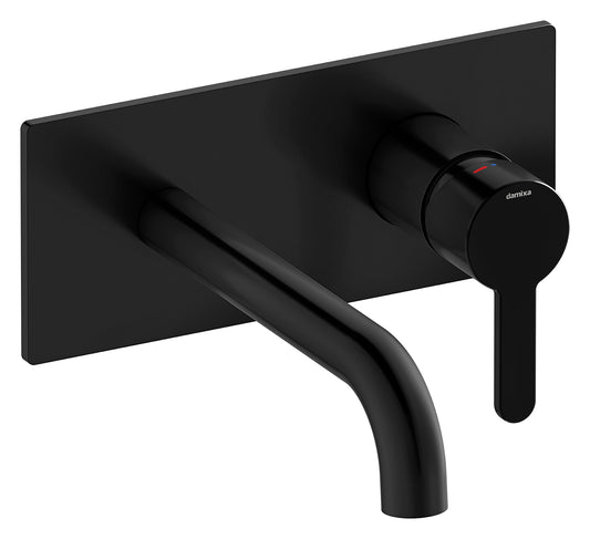 Innbyggingskran for servant komplett, sort matt