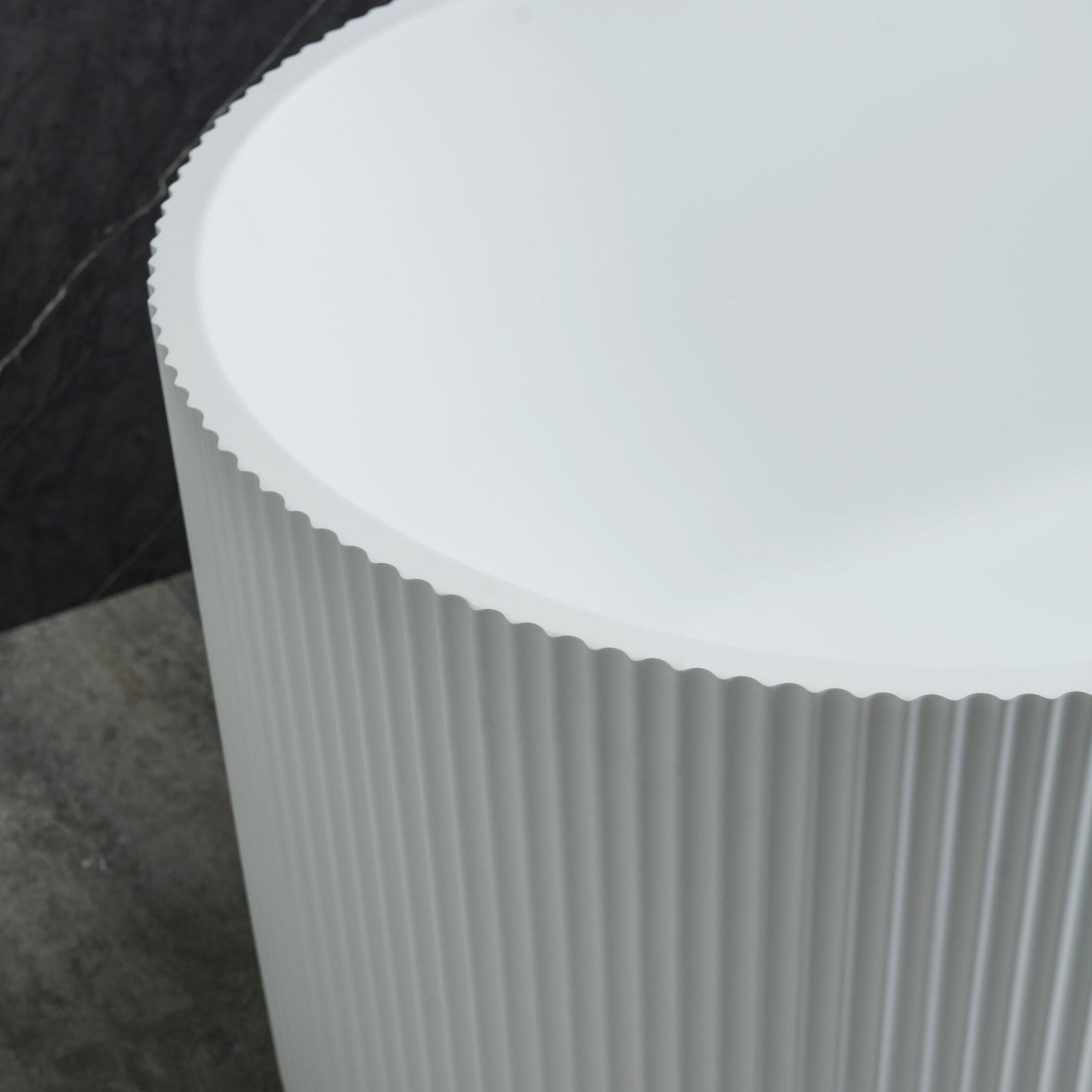 Snøhetta 170 cm akryl badekar hvit matt