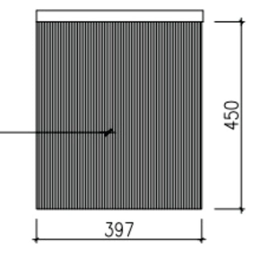 Nordic stripe compact 50 valnøtt UTEN/servant