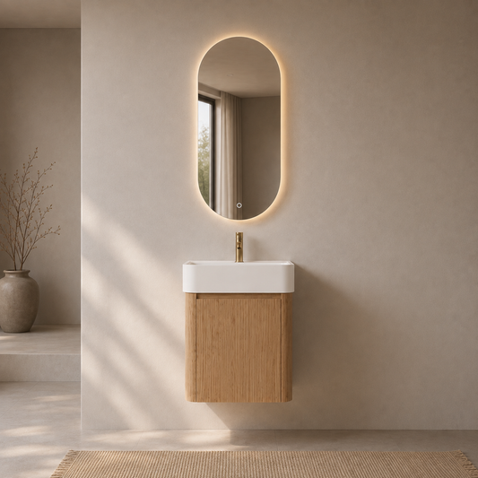 Nordic Shape Small 50 Eik med servant og speil