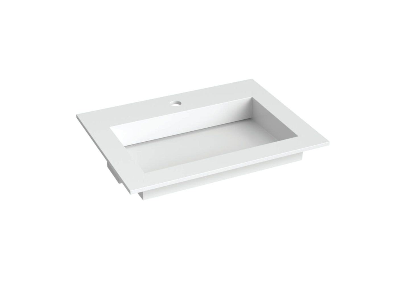 Corian servant med flat bunn