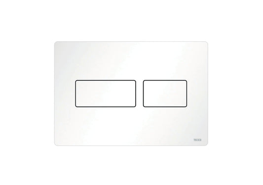 Tece Solid trykknapp hvit blank