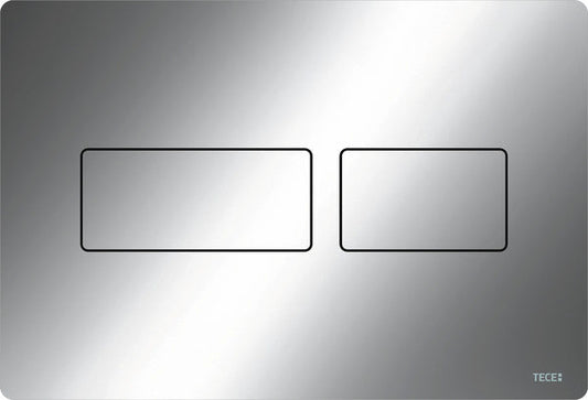 Tece Solid trykknapp hvit blank