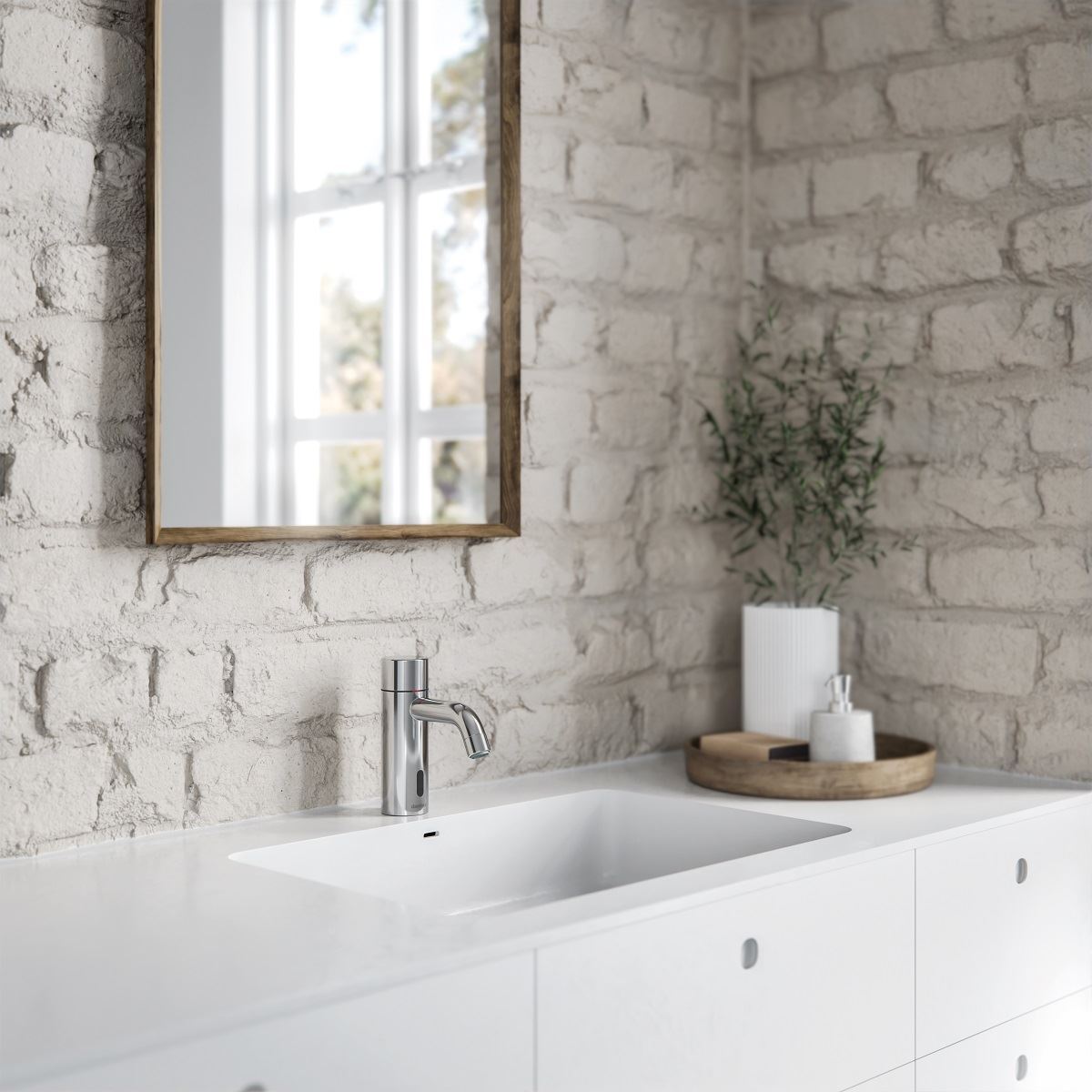 Silhouet touchless servantkran krom (4820199571536)