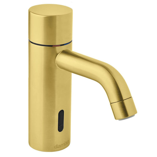 Silhouet touchless servantkran børstet messing (4820201373776)