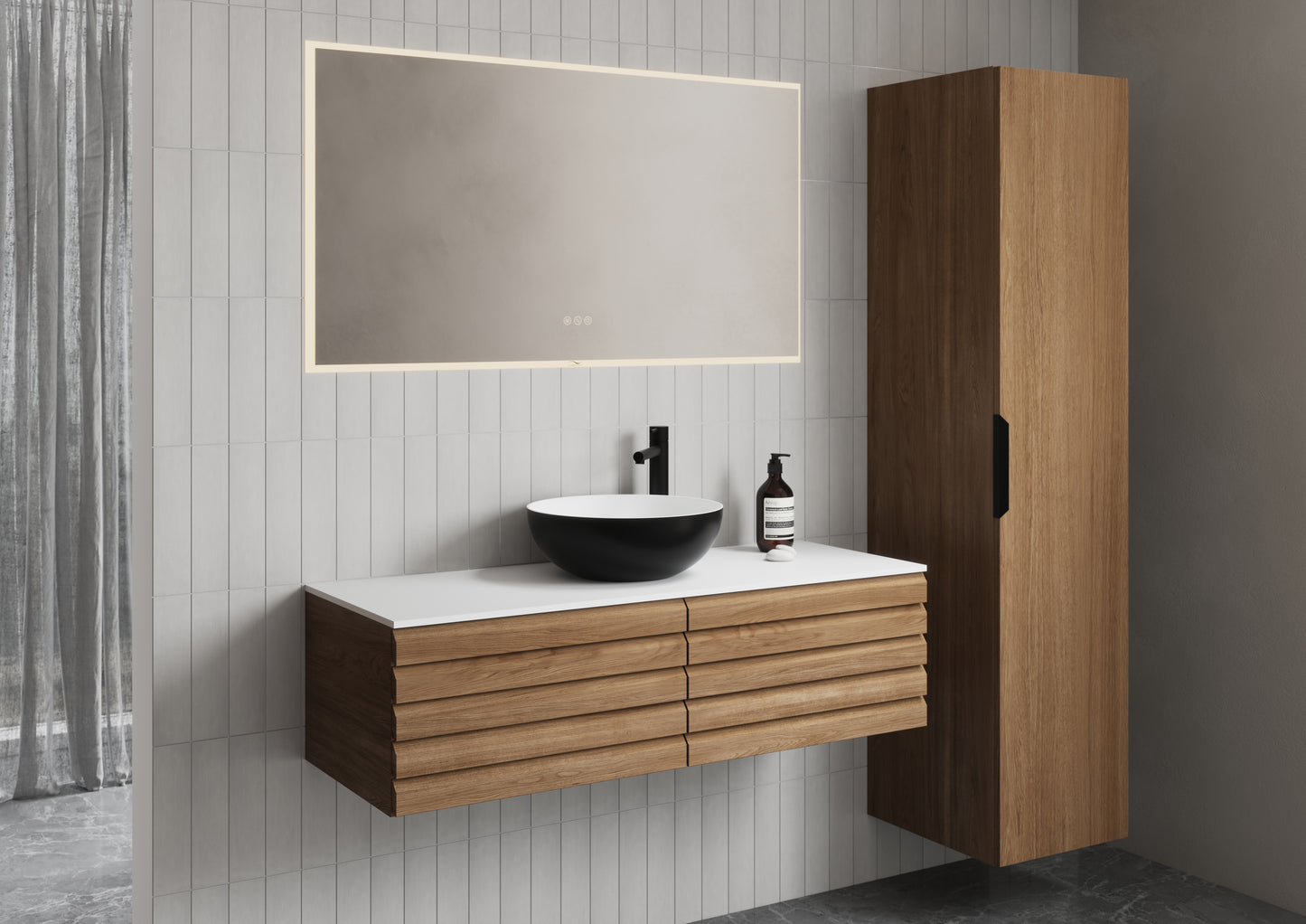 Corian benkeplate UTEN/servant