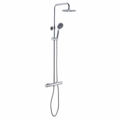 Takdusjpakke Ulvik rund 150 c/c med termostat krom