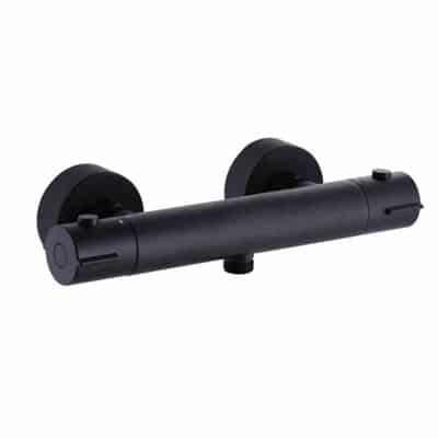 Dusjbatteri termostat Azur - Sort matt