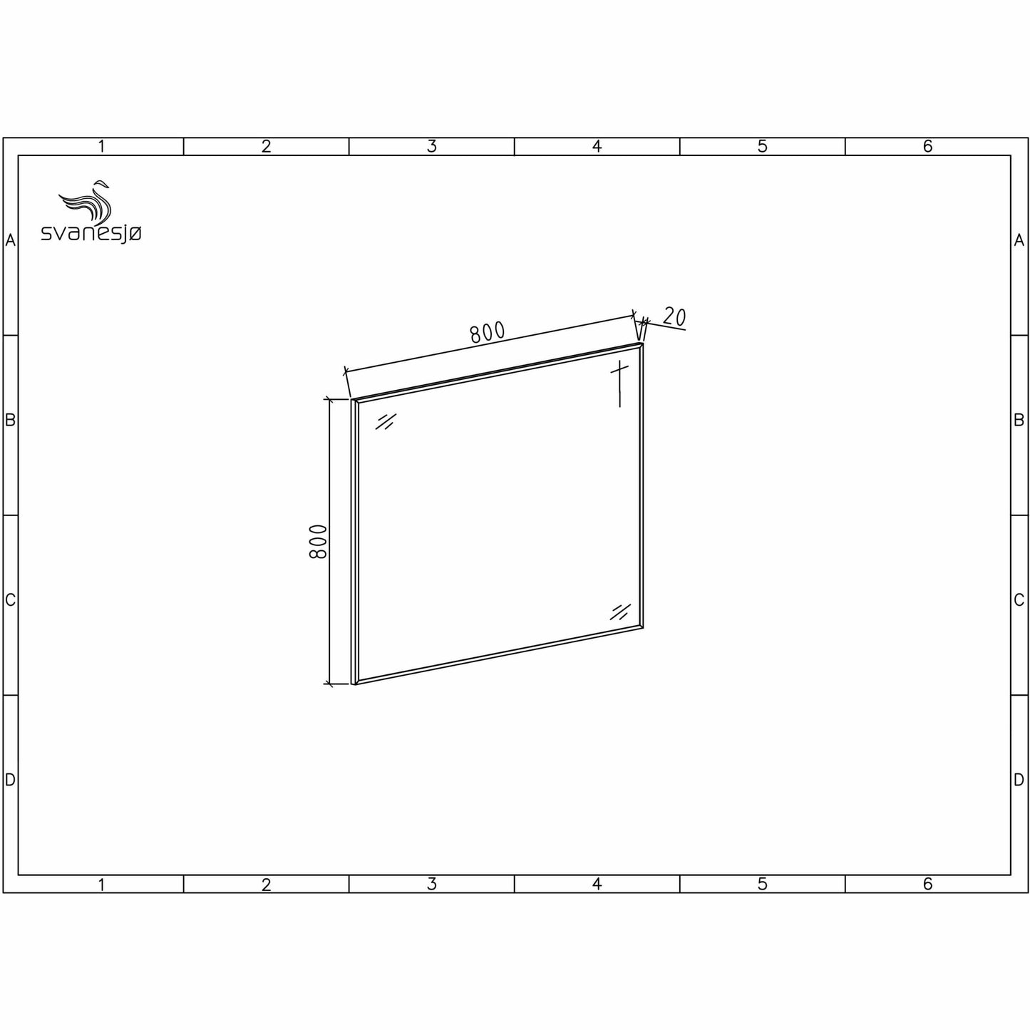 Rammespeil 50-140 cm (8578389318)