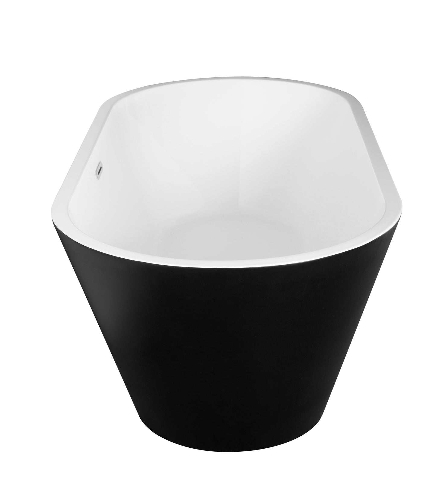 Dovre 168 cm akryl badekar sort matt