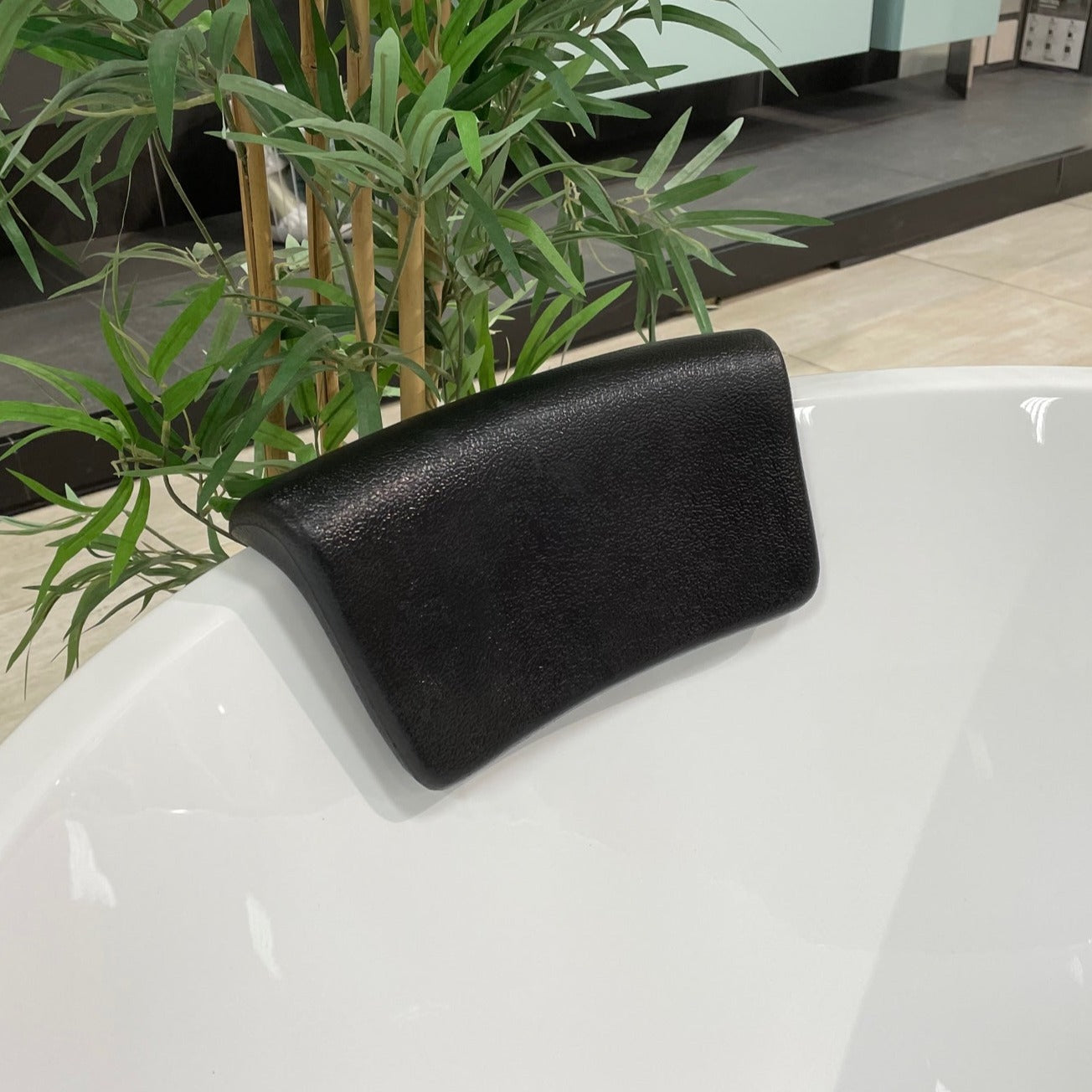 Badekarpute sort 28cm