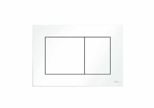 Tece trykknapp hvit blank now